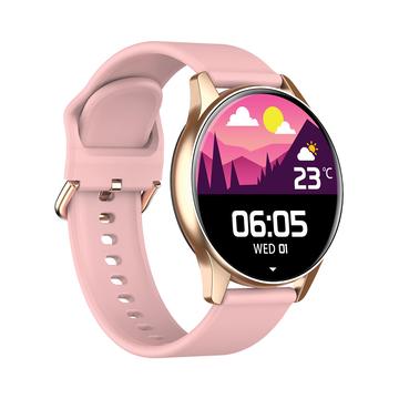 Ceas inteligent Forever SB-115 Lite rotund pentru femei - Rose Gold