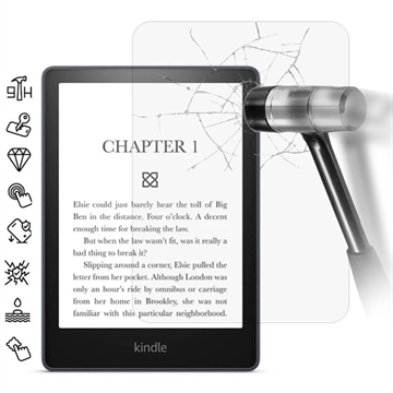Geam Protecție Ecran Sticlă Temperată Amazon Kindle Paperwhite (2024) - Full Cover - Transparent