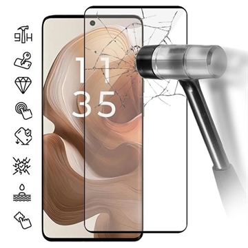 Protector de Ecran din Sticla Securizata Motorola Edge 50 - Full Cover - Marginea Neagră