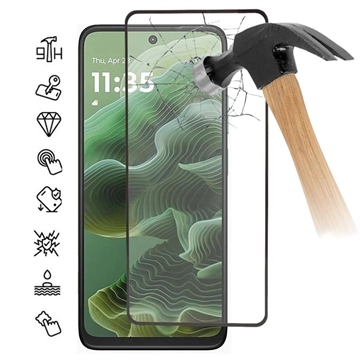 Protector de Ecran din Sticla Securizata Motorola Moto G35 - Full Cover - Marginea Neagră