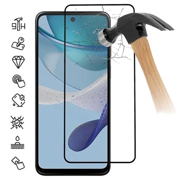 Protector de Ecran din Sticla Securizata pentru Motorola Moto G53 - Full Cover - Marginea Neagră