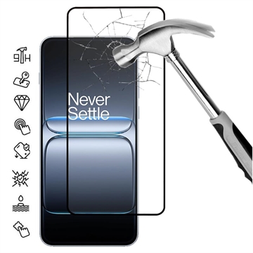 Protecție de ecran din sticlă temperată OnePlus Ace 5 Ultra/Nord 5 Acoperire completă - 9H - Margine neagră