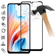 Protector de Ecran din Sticla Securizata pentru Oppo A59 - Full Cover - Marginea Neagră
