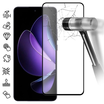 Protector de Ecran din Sticla Securizata Oppo Reno13 F - Full Cover - Marginea Neagră