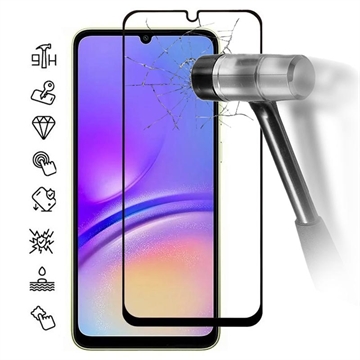 Protector de Ecran din Sticla Securizata pentru Samsung Galaxy A05 - Full Cover - Marginea Neagră