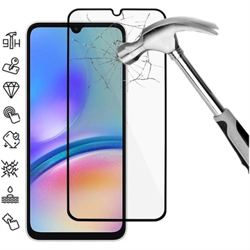 Protector de Ecran din Sticla Securizata pentru Samsung Galaxy A05s - Full Cover - Marginea Neagră