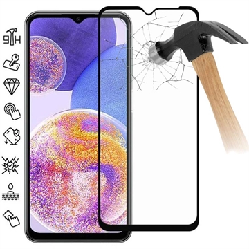 Protector de Ecran din Sticla Securizata pentru Samsung Galaxy A23 5G - Full Cover - Marginea Neagră