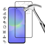 Protecție de ecran din sticlă temperată Samsung Galaxy A37/A57 Acoperire completă - 9H - Margine neagră
