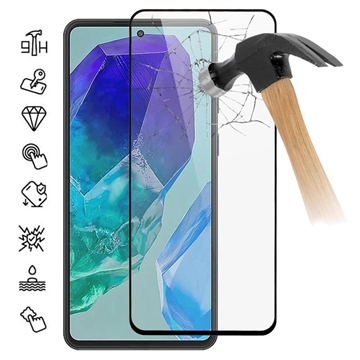 Protector de Ecran din Sticla Securizata Samsung Galaxy M55 - Full Cover - Marginea Neagră