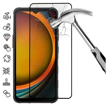 Protector de Ecran din Sticla Securizata pentru Samsung Galaxy Xcover7 - Full Cover - Marginea Neagră