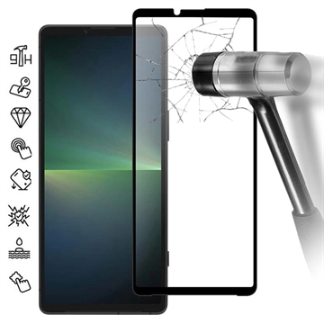 Protector de Ecran din Sticla Securizata Sony Xperia 10 VI - Full Cover - Marginea Neagră