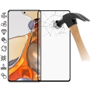 Protector de Ecran din Sticla Securizata pentru Xiaomi 11T/11T Pro - Full Cover - Marginea Neagră
