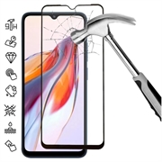 Protector de Ecran din Sticla Securizata pentru Xiaomi Redmi 12C - Full Cover - Marginea Neagră