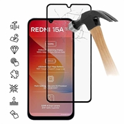 Protecție de ecran din sticlă temperată Xiaomi Redmi 15a Acoperire completă - 9H - Margine neagră