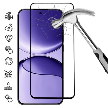 Protecție de ecran din sticlă temperată Xiaomi Redmi K80 Ultra Acoperire completă - 9H - Margine neagră
