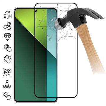 Protector de Ecran din Sticla Securizata Xiaomi Redmi Note 13 Pro+ - Full Cover - Marginea Neagră