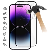 Protector de Ecran din Sticla Securizata iPhone 16 - Full Cover - Marginea Neagră