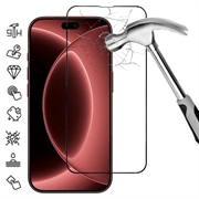 Protecție de ecran din sticlă temperată iPhone 18 Pro Max Acoperire completă - 9H - Margine neagră