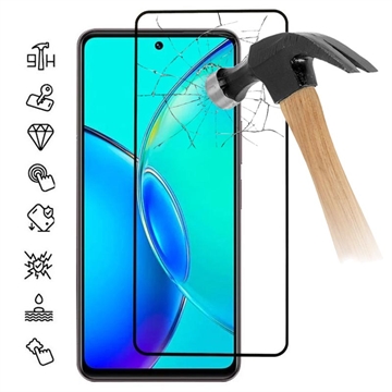 Protector de Ecran din Sticla Securizata pentru vivo Y27s - Full Cover - Marginea Neagră