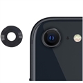 Protector Metalic si Sticla Securizata pentru Obiectivul Camerei iPhone SE (2022)/SE (2020)