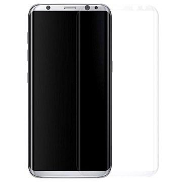 Protector de ecran din sticla securizata cu acoperire completa pentru Samsung Galaxy S8 - transparent