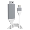 Adaptor Full HD Lightning la HDMI AV - iPhone, iPad, iPod - Alb