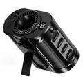 Ventilator portabil pentru talie G30 cu baterie externă și lumină LED - 15000 RPM - Negru
