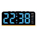 GH9001 Ceas cu alarmă digitală cu LED și dată - negru / lumină albastră