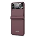 Husă Samsung Galaxy Z Flip4 GKK - Magnetic Fold - Roșu Vin