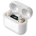 Aparate auditive ergonomice CIC GM-912T cu cutie de încărcare - bej / alb