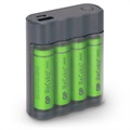 Încărcător de baterii USB GP Charge AnyWay AA/AAA și Powerbank