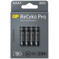 GP ReCyko Pro Baterii reîncărcabile AAA 800mAh - 4 bucăți.