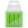 GP ReCyko+ 2700 Baterii AA reîncărcabile 2600mAh cu cutie de plastic - 4 bucăți.