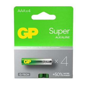 Baterii alcaline GP Super G-Tech LR03/AAA 1000mAh