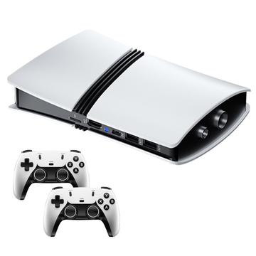 GS5 Pro TV Game Box cu 2 controlere - 30000+ jocuri retro, ieșire 4K HD, card TF de 64GB