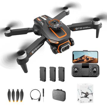 Drone fără perii pliabile GT5 cu 3 baterii