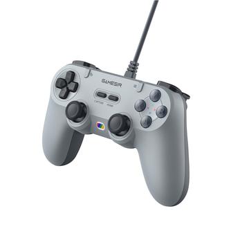 GameSir T3 Lite Controler de jocuri cu fir pentru PC/Steam/Switch/Android/iOS - Gri