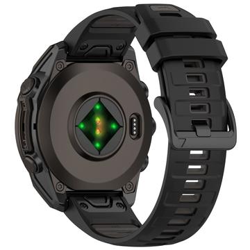 Curea Silicon Moale Garmin Fenix 8 - 51mm - Gri negru