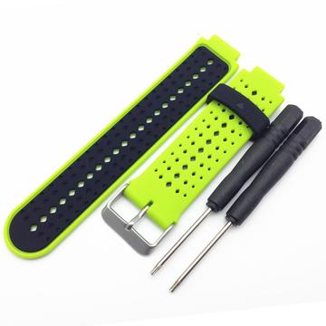 Curea de Sport Silicon Bicolor - Garmin Forerunner 235/630/735 - Verde deschis