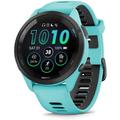 Ceas inteligent sport Garmin Forerunner 265 - 46mm - Aqua / Negru