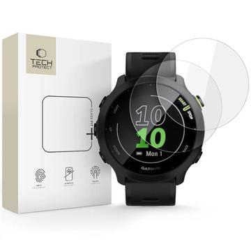 Protector de ecran din sticlă călită Garmin Forerunner 55 Tech-Protect Glass Fit+ - 2 buc. - Clar