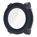 Husă Plastic cu Protector Ecran Garmin Instinct 3 - 50mm - Albastru
