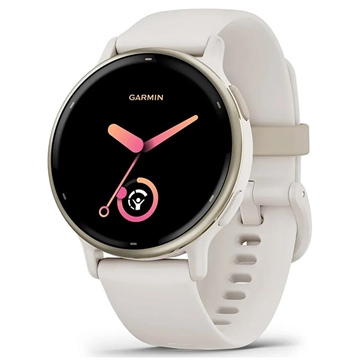 Ceas inteligent de fitness Garmin Vivoactive 5 - Fildeș / Crem auriu