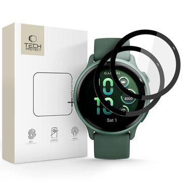 Garmin Vivoactive 6 Tech-Protect Glass Flex+ Hybrid Protector de ecran - 2 buc. - Negru Edge