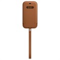 Husă Piele cu MagSafe iPhone 12 Mini - MHMP3ZM/A - Maro Saddle