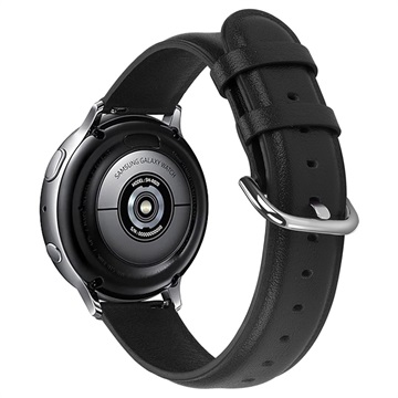 Husă Piele Naturală Samsung Galaxy Watch Active2 - 44mm - Negru