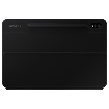 Husă cu Tastatură Samsung Galaxy Tab S7 EJ-DT870UBEGEU - Tip Carte (Ambalaj Vrac Acceptabil) - Negru