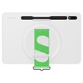 Husă Samsung Galaxy Tab S8/S7 - Strap EF-GX700CWEGWW (Ambalaj Deschis - Excelent) - Alb