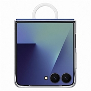 Husă Clear Cover cu Inel Samsung Galaxy Z Flip7 - EF-QF766CTEGWW - Transparent