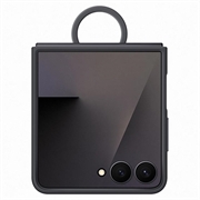 Husă Silicon cu Inel Samsung Galaxy Z Flip7 - EF-PF766TBEGWW - Negru